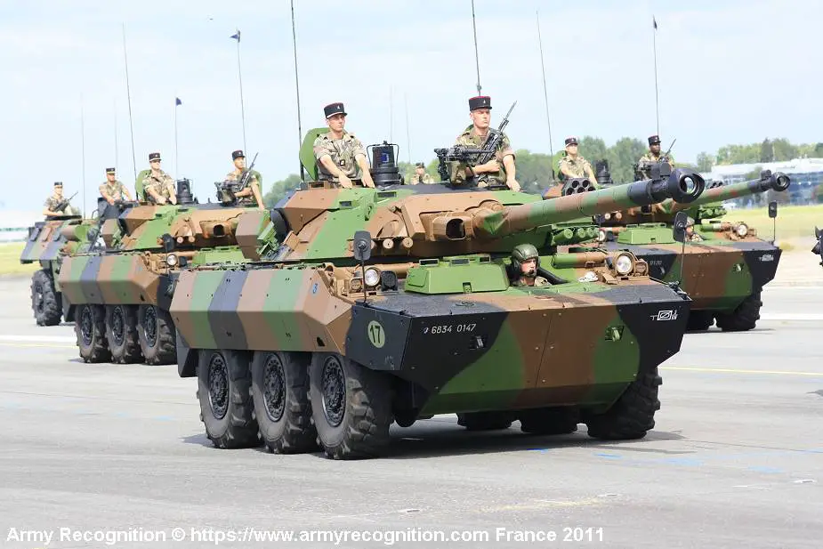 AMX 10RCR 6x6 wheeled reconnaissance anti tank armored vehicle France 925 001
