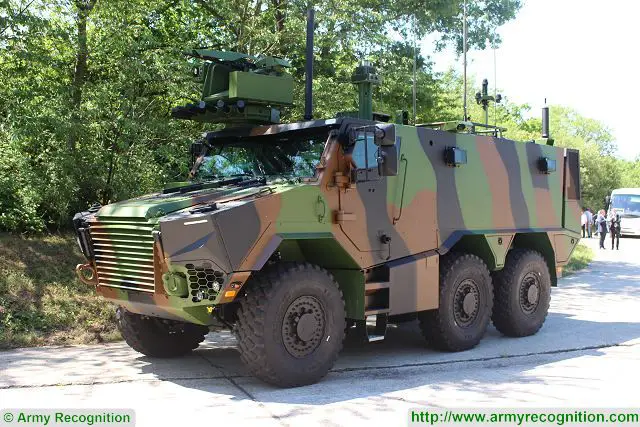 Griffon VBMR 6x6 wheeled multi-role armored vehicle EBMR data