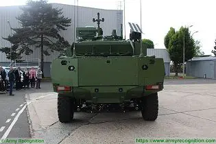 Jaguar EBRC 6x6 Reconnaissance and Combat Armoured Vehicle France French army defense industry rear view 003
