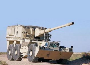 RWG-52 RTG-52 wheeled self-propelled howitzer 155m L/52 technical data sheet specifications information description intelligence pictures photos images identification Germany German Rheinmetall defense industry military technology 