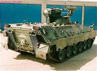 Marder 1A2 armoured infantry fighting vehicle technical data sheet specifications information description intelligence pictures photos images identification Germany German army Rheinmetall defense industry military technology 
