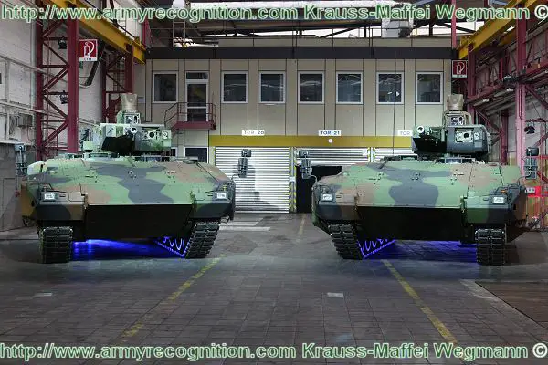Krauss-Maffei Wegmann (KMW) and Rheinmetall handed over on December 6th in time the first two PUMA infantry fighting vehicles to the Federal Office of Defense Technology and Procurement (BWB) in Kassel for verification tests. This marks the start for the contractual delivery of 405 ordered vehicles to the German Armed Forces. The contract with a volume of roughly 3.1 bn € was signed in July 2009. The delivery of the PUMA is a significant milestone for the most important procurement program of the German Army.