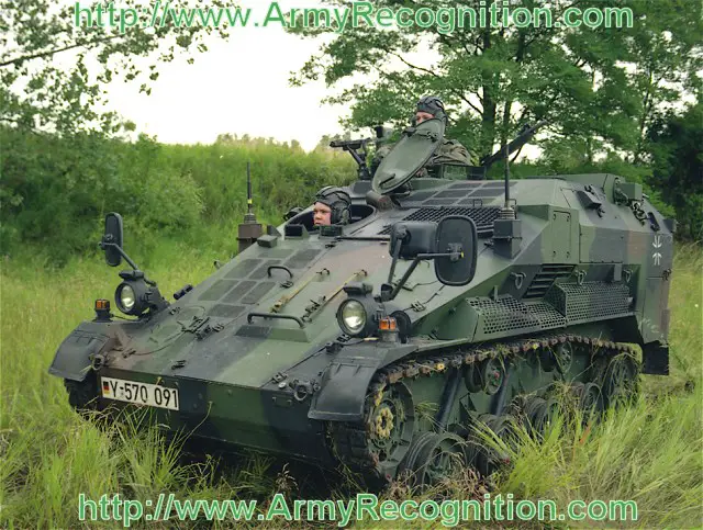 German Wiesel 2 air-transportable light tracked armoured vehicle
