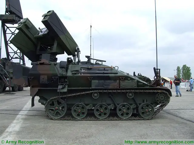 Currently German army uses the Short-Range Air Defense System Ozelot mounted on a Wiesel 2 light tracked armored vehicle. The Ozelot vehicle carries four ready-to-fire Stinger surface-to-air missiles. 