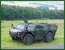 Fennek medium range anti-tank vehicle: the vehicle is fitted anti-tank guided missiles. For rapid deployment three guided missiles are transported on the exterior of the vehicle while two more missiles plus the launching ramp are stowed away in the soldier's section of the vehicle.