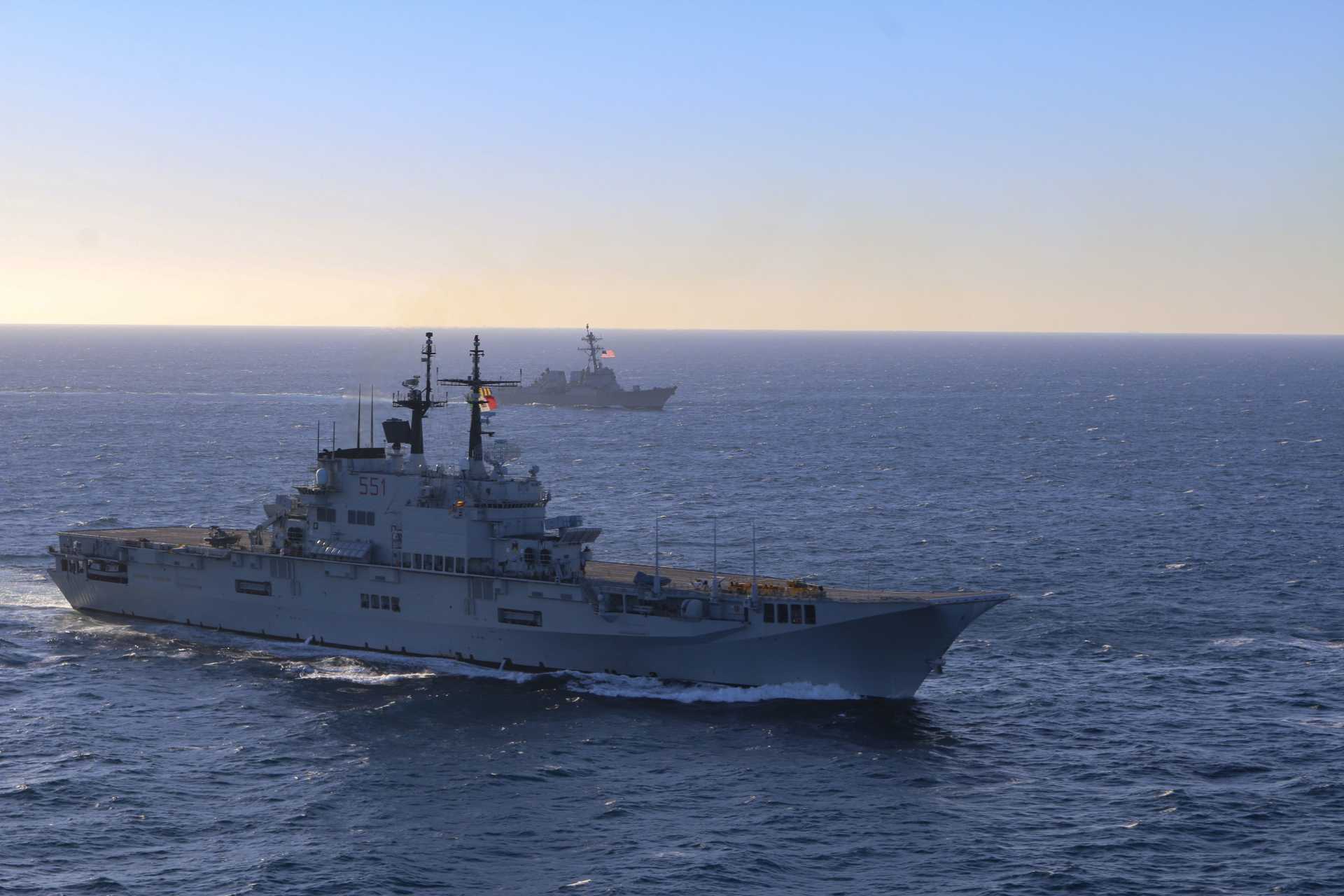 Giuseppe Garibaldi C 551 light aircraft carrier Italy specifications technical data review fact sheet pictures video