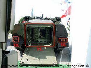 Dardo Details Back Infantery Armoured Fighting Vehicle Italian 01