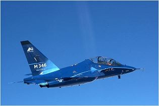 M-346 trainer aircraft technical data sheet specifications intelligence description information identification pictures photos images video Italy Italian Air Force Alenia Aermacchi aviation aerospace defence industry technology