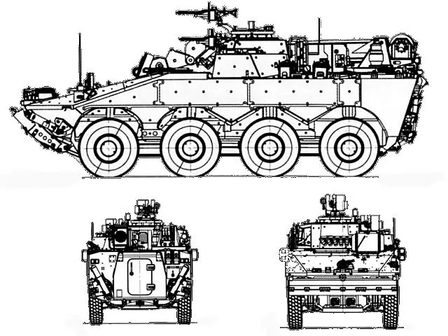 Centauro ARV wheeled armoured recovery vehicle technical data sheet specifications description information pictures photos images identification intelligence Italy Italian IVECO Defence Vehicles OTO Melara Defence Industry military technology