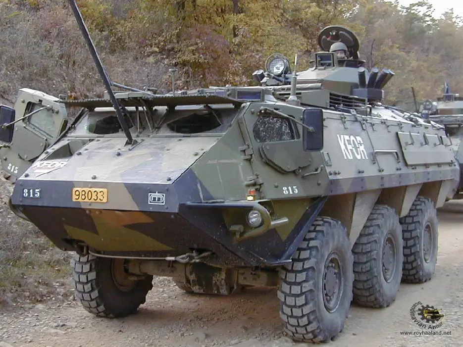 XA186 Sisu wheeled armoured vehicle personnel carrier Norwegian Army