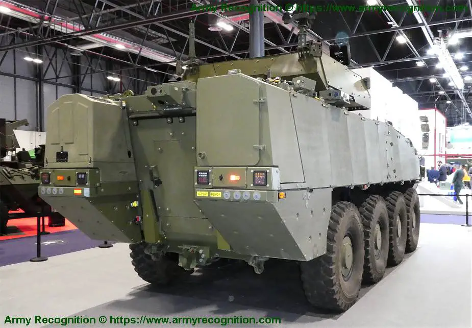 First public appearance for VCR Dragon future 8x8 armored vehicle for Spanish army FEINDEF 2021 925 002