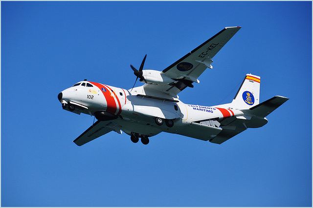 CN-235 Medium range military transport aircraft technical data sheet specifications intelligence description information identification pictures photos images video Spain Spanish Air Force aviation defence industry technology