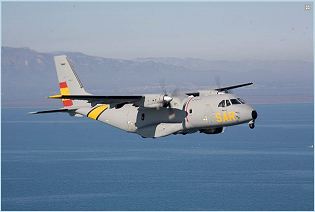 CN-235 Medium range military transport aircraft technical data sheet specifications intelligence description information identification pictures photos images video Spain Spanish Air Force aviation defence industry technology