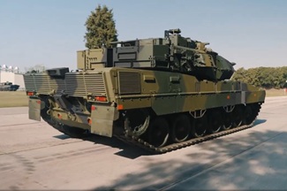 Strv 123A Swedish main battle tank Leopard 2 REMO modernization specification technical review data fact sheet armament protection combat equipment pictures video