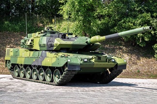 Strv 123A Swedish main battle tank Leopard 2 REMO modernization specification technical review data fact sheet armament protection combat equipment pictures video