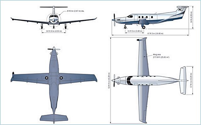 PC-12 NG Pilatus turboprop passenger cargo aircraft technical data sheet specifications intelligence description information identification pictures photos images video Switzerland Swiss Air Force aviation aerospace defence industry technology