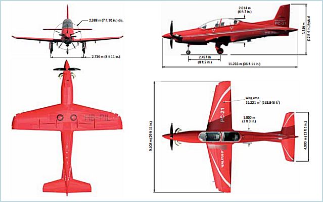 PC-21 Pilatus turboprop advanced trainer  cargo aircraft technical data sheet specifications intelligence description information identification pictures photos images video Switzerland Swiss Air Force aviation aerospace defence industry technology