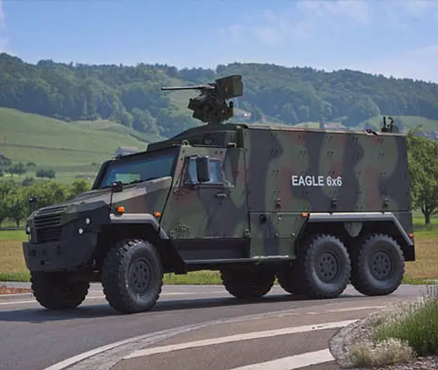 Eagle 6x6 light armoured vehicle personnel carrier data sheet