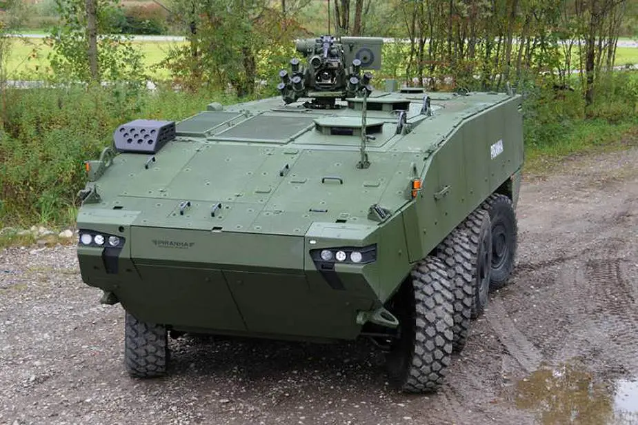 Piranha 5 V wheeled armoured combat vehicle GDELS Switzerland 925 001