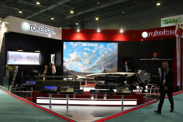 Roketsan is showcasing its Stand-Off Missile SOM at High Tech Port 2016 in Istanbul 001