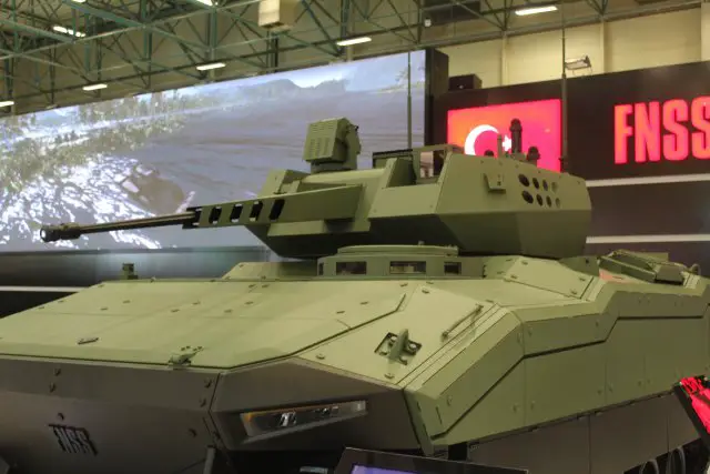 KAPLAN-20 new generation of armored fighting vehicle showcased for the first time by FNSS at IDEF 640 003