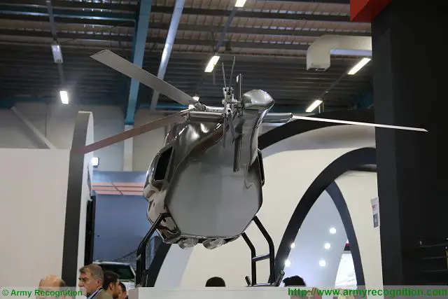 At IDEF 2017, the International Defense Exhibition in Turkey, the Turkish Company Best Grup presents a new concept of VTOL (Vertical Take-Off and Landing) Unmanned Aerial Vehicle (UAV) with a bomb bay able to carry 4 x 9.5 kg custom build fragmentation free-fall bombs. 