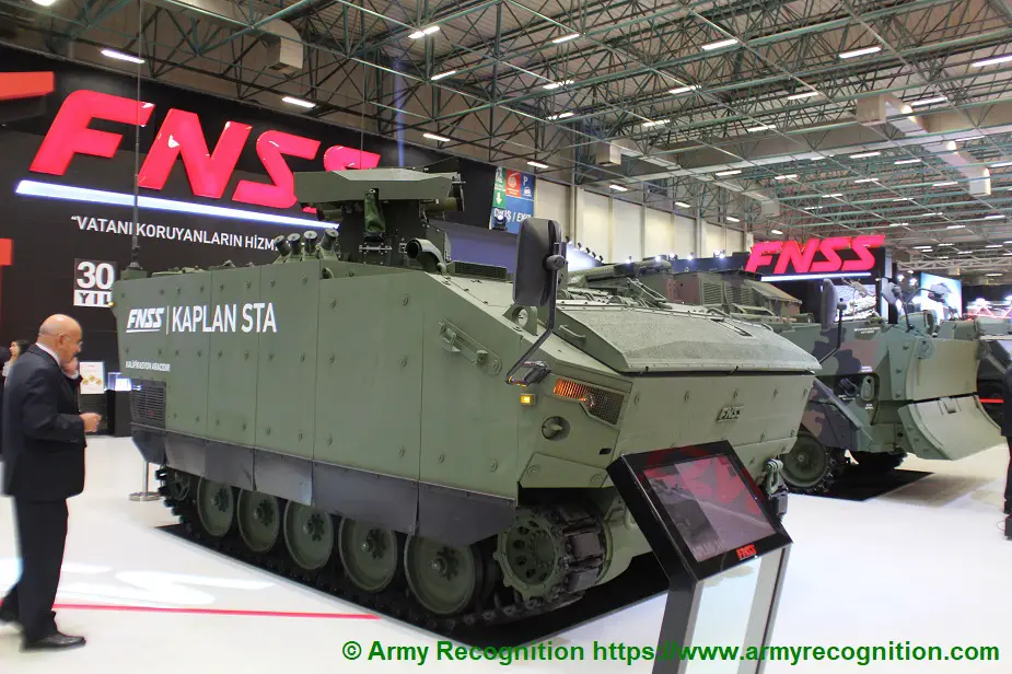 IDEF 2019 FNSS showcases the anti tank vehicle Kaplan