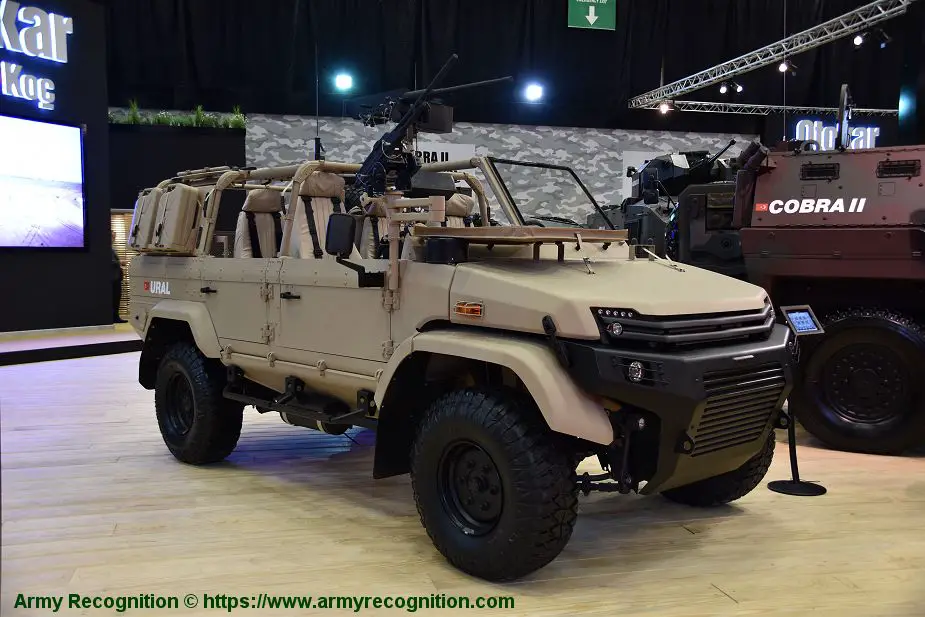 New OTOKAR Ural SOV 4x4 Special Operations Vehicle IDEF 2019 defense exhibition Turkey 925 001