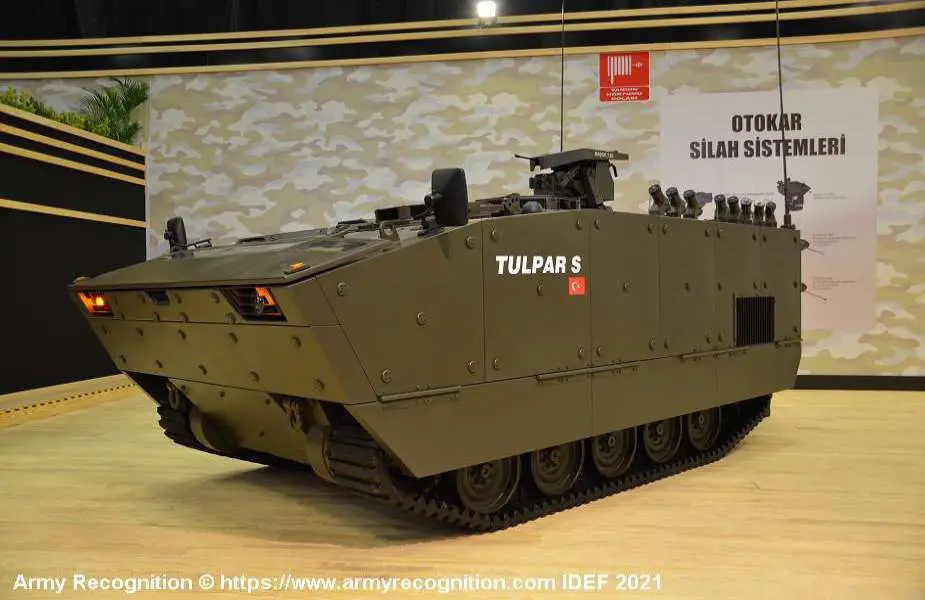 Tulpar S Amphibious Light Tracked Armored Personnel Carrier Vehicle Data 925 00