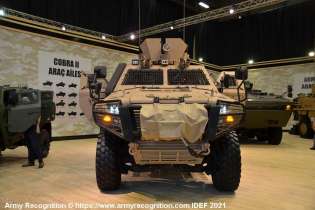 Otokar Cobra II Light 4x4 wheeled armored vehicle Türkiye front view 315 001