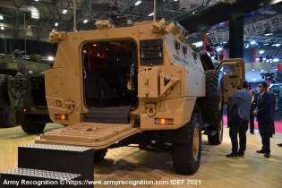 Otokar Cobra II Light 4x4 wheeled armored vehicle Türkiye rear view 315 001