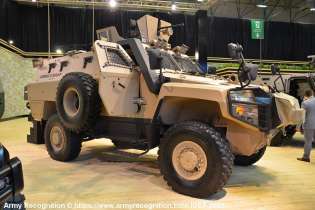 Otokar Cobra II Light 4x4 wheeled armored vehicle Türkiye side right view 315 001