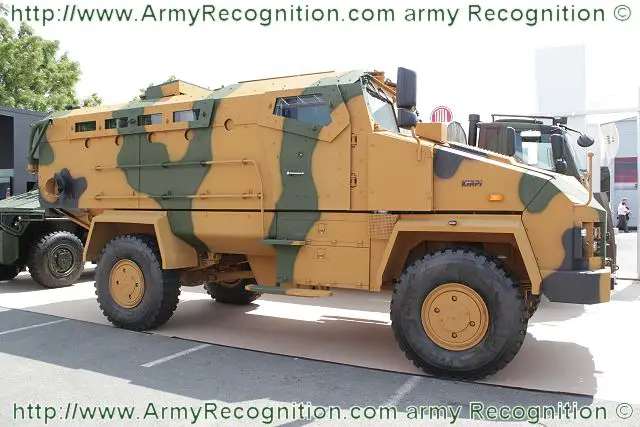 Kirpi BMC 350 MRAP armoured vehicle personnel carrier data sheet ...