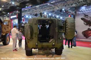 Otokar Ural Light 4x4 wheeled armored vehicle Türkiye rear view 315 001