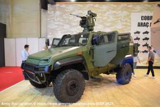 Otokar Ural Light 4x4 wheeled armored vehicle Türkiye side left view 315 001