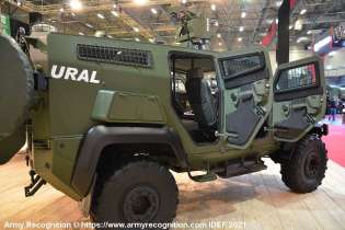 Otokar Ural Light 4x4 wheeled armored vehicle Türkiye side right view 315 001