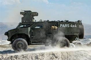 PARS 4x4 multirole wheeled armored vehicle FNSS left side view 001