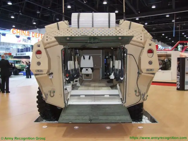 PARS 8x8 FNSS wheeled armored combat vehicle Turkish Turkey defence industry military technology rear side view