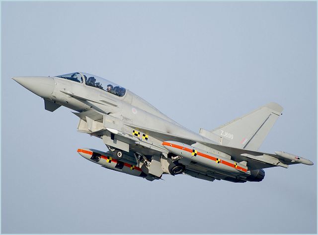 The Meteor Beyond Visual Range Air-to-Air Missile has been successfully launched from a Eurofighter Typhoon as part of the Future Enhancements Flight Test Programme. The missile was eject launched from a rear fuselage missile station, which on Eurofighter Typhoon is semi-conformal for aircraft drag and radar signature reduction. The missile motor was fired, providing data that will allow the missile launch envelope to be expanded.