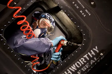 United Kingdom, London. At DSEI 2013, GKN Aerospace’s self-sealing fuel tanks enhance the platform’s survivability in today’s theatres of operation, providing extended protection for the crew against weapons such as heavy machine guns, vehicle and aircraft armaments. 