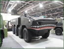 United Kingdom, London. At DSEI 2013, Iveco Defence Vehicles displays the amphibious 8x8 SUPERAV which is being displayed in the UK for the first time. Developed to meet the requirement for a vehicle to support littoral operations, SUPERAV provides class leading payload and protection.