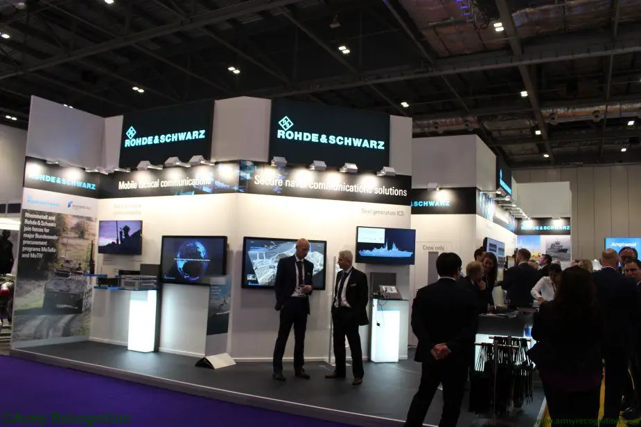 Rohde Schwarz romoting secure communications solutions at DSEi 2017 001