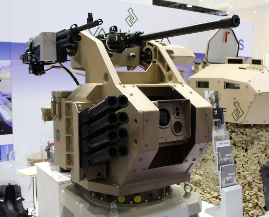 Slovenian company Valhalla Turrets unveils light tactical turret and RCWS at DSEI 2017 640 001