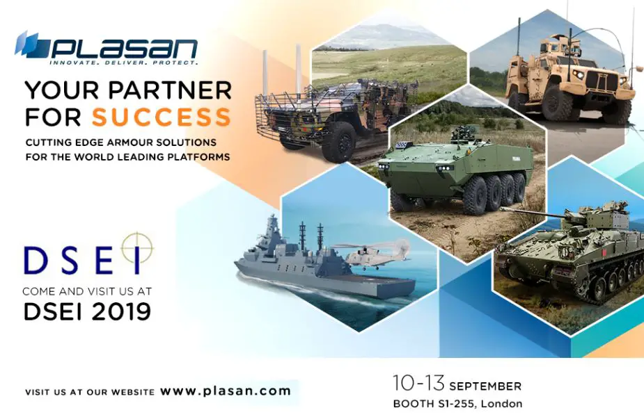 Israeli Company Plasan presents armor solutions for land and sea platforms DSEI 2019 925 001