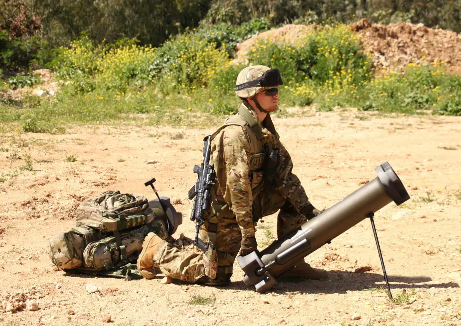 UVision presents Hero loitering munitions mounted on EINSA Neton Hero 30