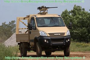 Iveco Defence Vehicles at DVD 2010 LMV Utility Variant Trakker truck daily 4x4 Italy Italian defense industry army military vehicle defence equipment and support exhibition