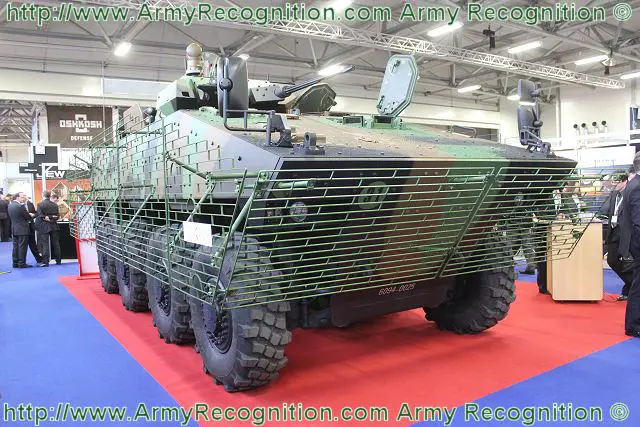 At the defence exhibition IAV 2012, the French company Nexter presents its new armour system to protect vehicles against anti-tank rocket-propelled grenade, the "PG Guard", mounted on the armored infantry fighting VBCI. The experience from soldiers in Iraq and Afghanistan showed that armored vehicles are vulnerable to this type of threat. 