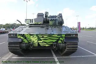 CV 90 Mk IV IFV tracked armored Infantry Fighting Vehicle BAE Systems front view 001