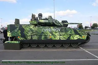 CV 90 Mk IV IFV tracked armored Infantry Fighting Vehicle BAE Systems right side view 001
