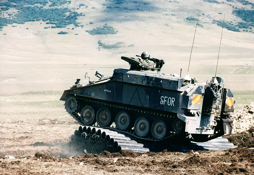 CVRT FV 103 Spartan light tracked armoured vehicle personnel carrier